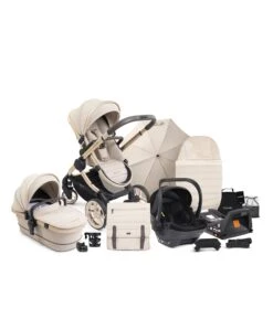 ICandy Peach 7 Complete Pushchair Bundle With Cocoon Car Seat - Biscotti/Black