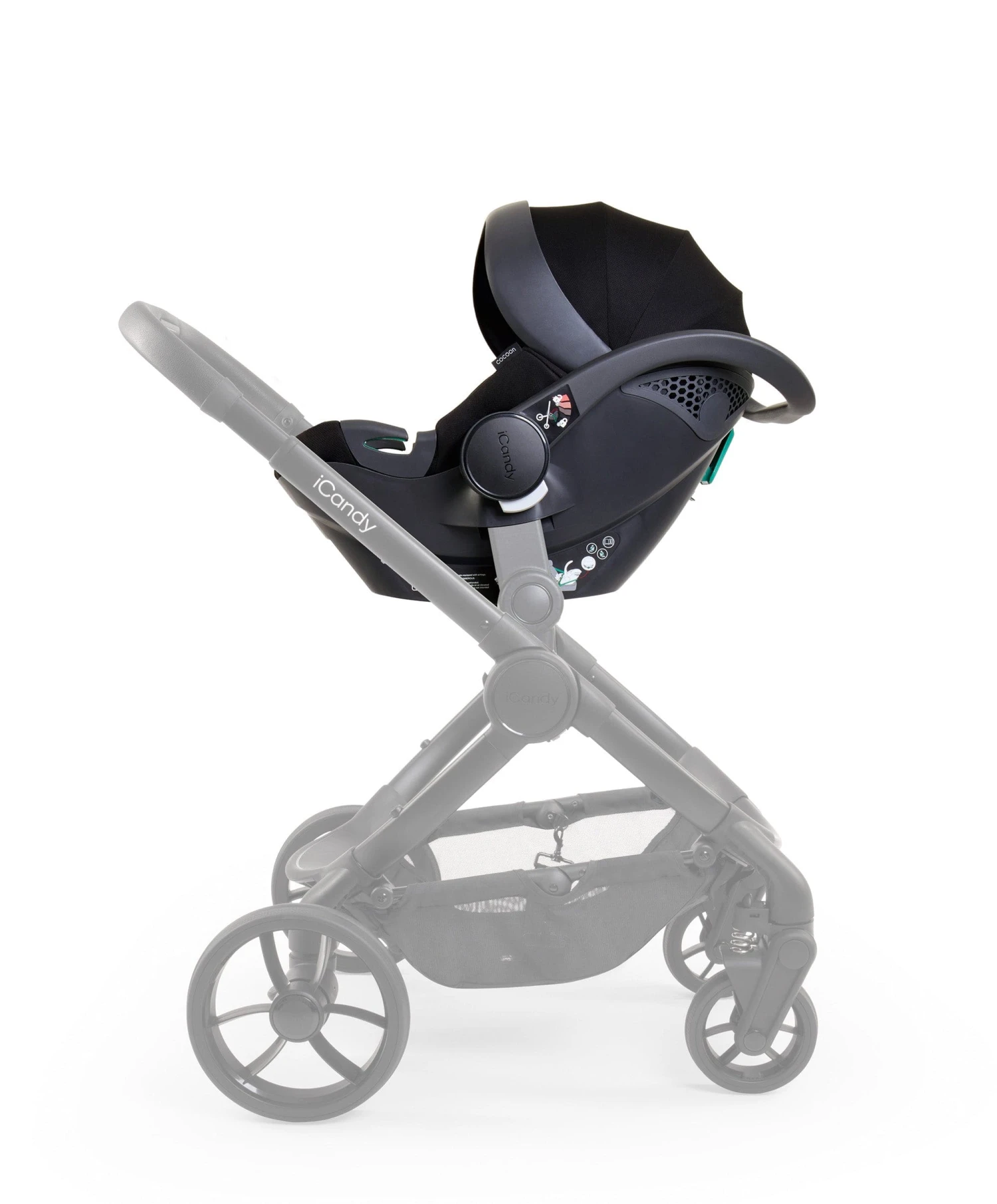 ICandy Peach 7 Complete Pushchair Bundle With Cocoon Car Seat - Black 11 ICandy Peach 7 Complete Pushchair Bundle With Cocoon Car Seat - Black - Image 9