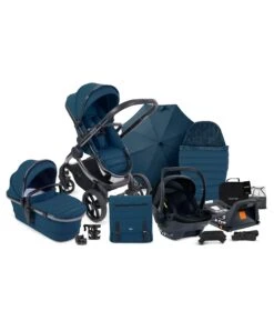 ICandy Peach 7 Complete Pushchair Bundle With Cocoon Car Seat - Colbalt/Black