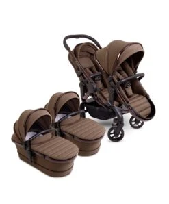 ICandy Peach 7 Twin Pushchair Bundle - Coco