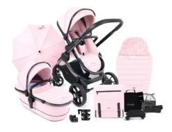 ICandy Peach 7 Complete Pushchair Bundle With Maxi Cosi Pebble 360 Car Seat & Base - Blush -Baby Product icandy pushchairs icandy peach 7 bundle with maxi cosi pebble 360 car seat and base in blush 50002362958165