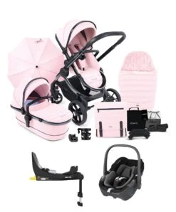 ICandy Peach 7 Complete Pushchair Bundle With Maxi Cosi Pebble 360 Car Seat & Base - Blush