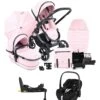 ICandy Peach 7 Complete Pushchair Bundle With Maxi Cosi Pebble 360 Pro Car Seat & Base - Blush -Baby Product icandy pushchairs icandy peach 7 bundle with maxi cosi pebble 360 pro car seat and familyfix 360 base in blush 50005639463253
