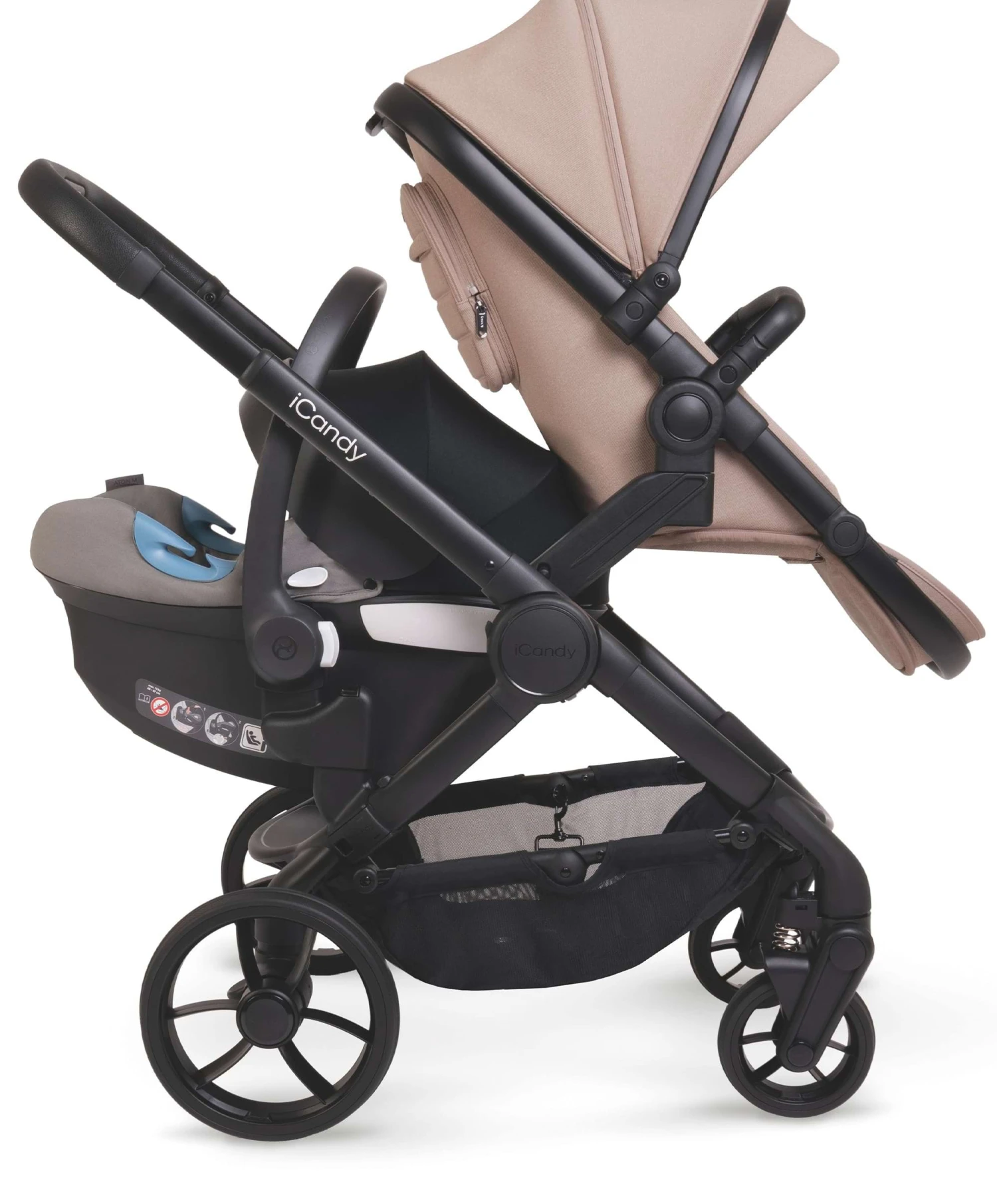 ICandy Peach 7 Double Pushchair Bundle - Cookie 5 ICandy Peach 7 Double Pushchair Bundle - Cookie - Image 3