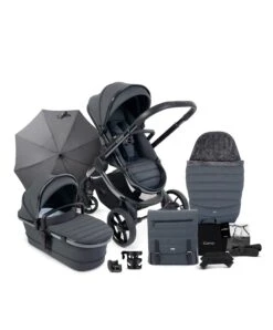ICandy Peach 7 Complete Pushchair Bundle - Dark Grey