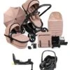 ICandy Peach 7 Complete Pushchair Bundle In Cookie With Maxi-Cosi Pebble 360 Car Seat & Base - Cookie