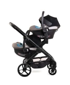 ICandy Peach 7 Twin Pushchair Bundle - Black -Baby Product icandy pushchairs icandy peach 7 twin black 33677669105824