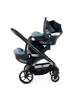 ICandy Peach 7 Twin Pushchair Bundle - Dark Grey -Baby Product icandy pushchairs icandy peach 7 twin dark grey 33677638303904