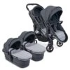 ICandy Peach 7 Twin Pushchair Bundle - Truffle -Baby Product icandy pushchairs icandy peach 7 twin truffle 33677622018208