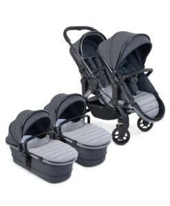 ICandy Peach 7 Twin Pushchair Bundle - Truffle