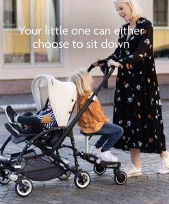 Lascal Black Maxi BuggyBoard® Plus Grey Saddle -Baby Product lascal buggyboards lascal black maxi buggyboard reg plus grey saddle 32875179344032