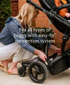 Lascal Black Maxi BuggyBoard® Plus Grey Saddle -Baby Product lascal buggyboards lascal black maxi buggyboard reg plus grey saddle 32875179376800