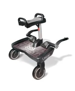 Lascal Black Maxi BuggyBoard® Plus Grey Saddle -Baby Product lascal buggyboards lascal black maxi buggyboard reg plus grey saddle 50543730884949