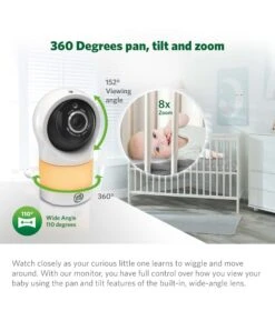 Leapfrog LF1911 HD Baby Monitor With Motorized Pan & Tilt Camera In White 18 Leapfrog LF1911 HD Baby Monitor With Motorized Pan & Tilt Camera In White -Baby Product leapfrog baby monitors leapfrog lf1911 hd motorized pan tilt camera in white 49437777363285