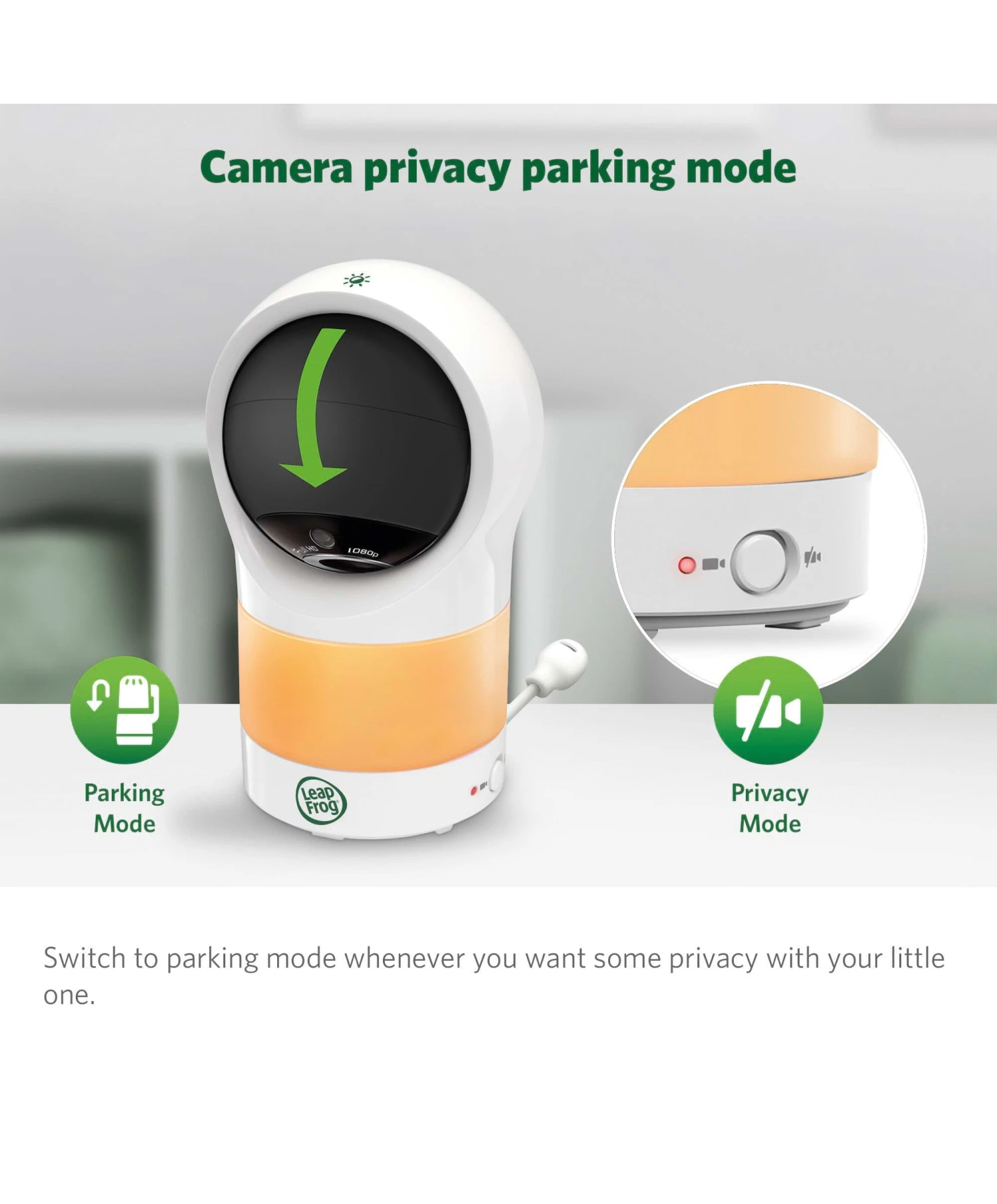 Leapfrog LF1911 HD Baby Monitor With Motorized Pan & Tilt Camera In White 7 Leapfrog LF1911 HD Baby Monitor With Motorized Pan & Tilt Camera In White - Image 5