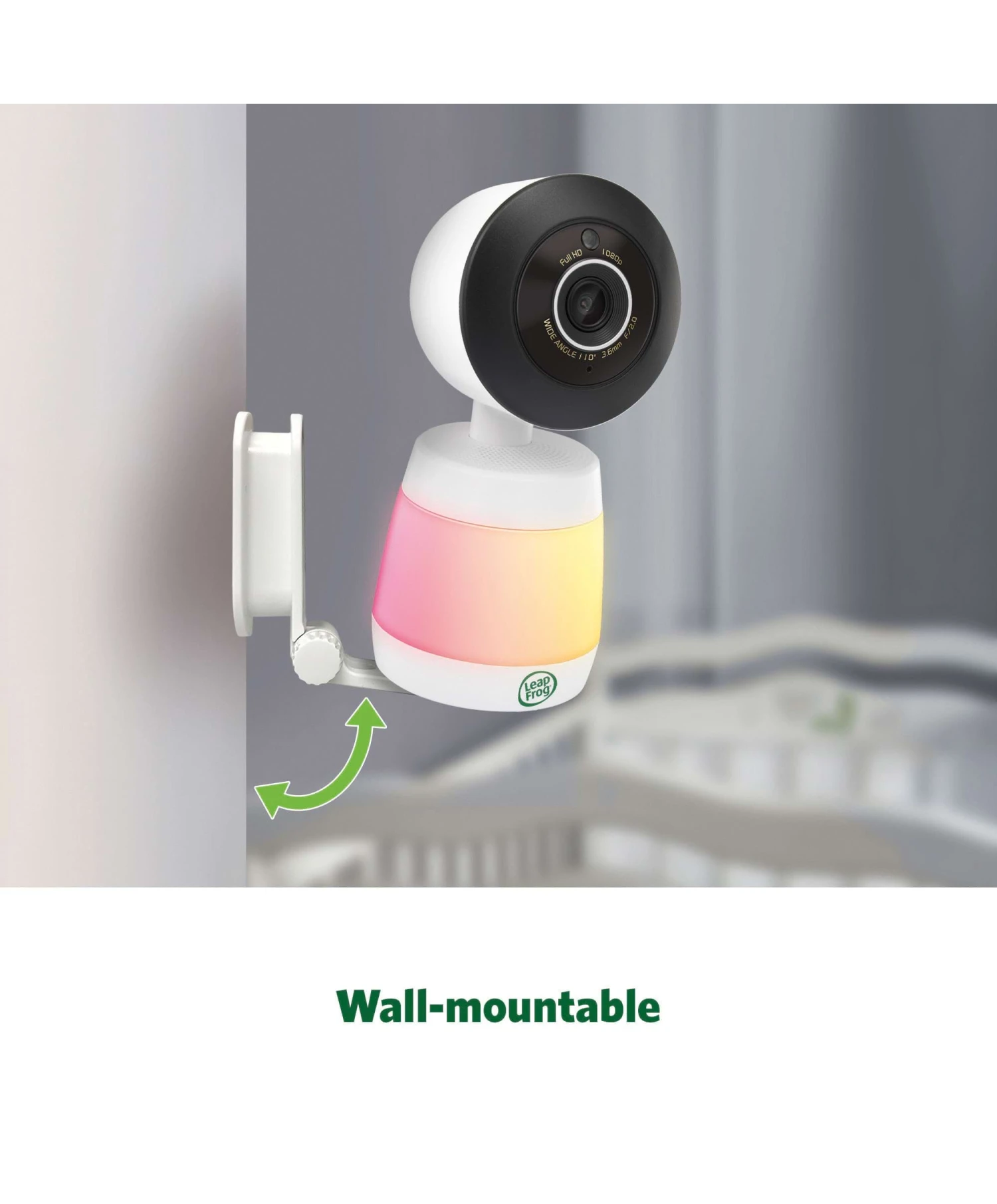 LeapFrog LF2936HD 5.5 1080p Touch Screen Smart Baby Monitor In White 12 LeapFrog LF2936HD 5.5 1080p Touch Screen Smart Baby Monitor In White - Image 10