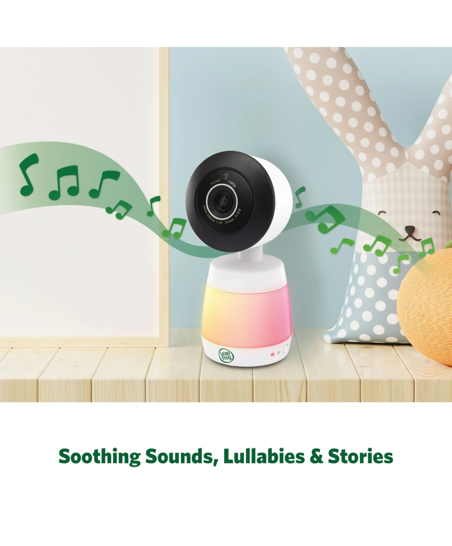 LeapFrog LF2936HD 5.5 1080p Touch Screen Smart Baby Monitor In White 9 LeapFrog LF2936HD 5.5 1080p Touch Screen Smart Baby Monitor In White - Image 7