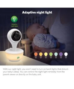 LeapFrog LF815HD 5' Smart Video Baby Monitor With Colour Night Vision - White -Baby Product leapfrog baby monitors leapfrog lf815hd 5 smart video baby monitor with colour night vision white 32945182736544