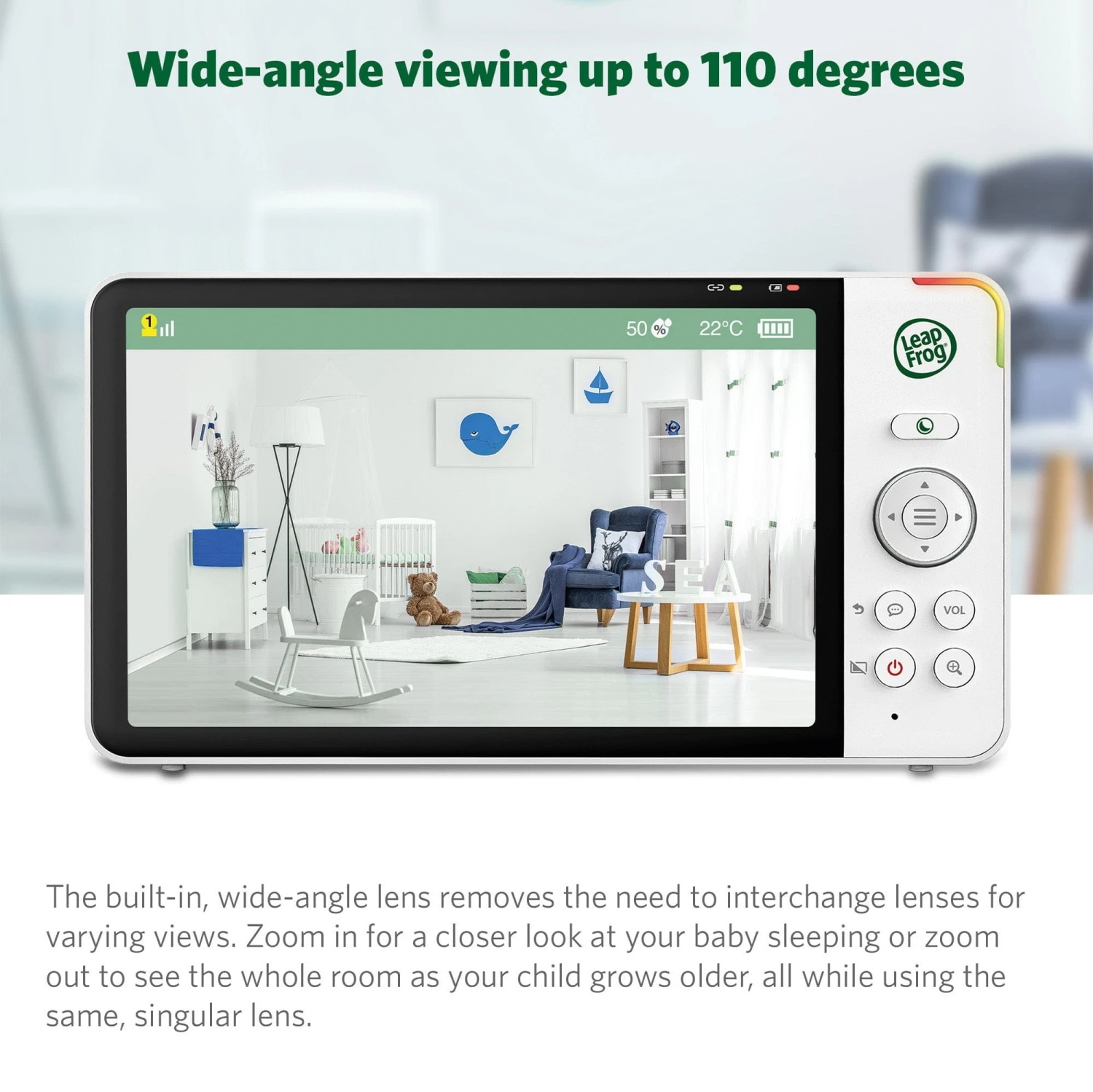 LeapFrog LF915HD 5" Video Baby Monitor With Colour Night Vision - White 21 LeapFrog LF915HD 5" Video Baby Monitor With Colour Night Vision - White - Image 19