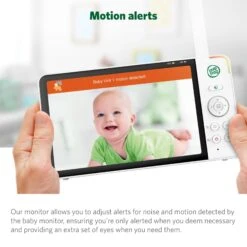 LeapFrog LF920HD 7' Video Baby Monitor With Colour Night Vision - White -Baby Product leapfrog baby monitors leapfrog lf920hd 7 video baby monitor with colour night vision white 32945344381088