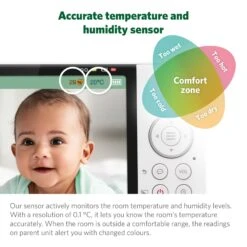LeapFrog LF920HD 7' Video Baby Monitor With Colour Night Vision - White -Baby Product leapfrog baby monitors leapfrog lf920hd 7 video baby monitor with colour night vision white 32945344905376