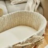 The Little Green Sheep Organic Jersey Moses Basket Fitted Sheet In Linen 1 The Little Green Sheep Organic Jersey Moses Basket Fitted Sheet In Linen -Baby Product little green sheep moses basket bedding the little green sheep organic jersey moses basket fitted sheet in linen 51837025321301