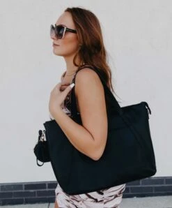 London Olivia Kensington Tote Changing Bag - Black