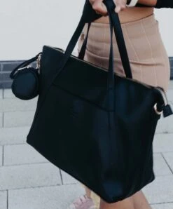 London Olivia Kensington Tote Changing Bag - Black -Baby Product london olivia changing bags london olivia kensington tote changing bag black 32472032411808