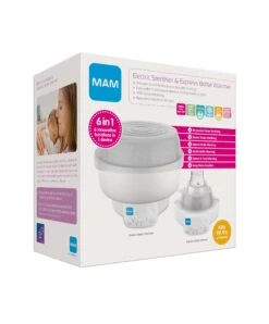 MAM Baby 6-in-1 Electric Steriliser & Small Bottle Starter Bundle - Ivory White -Baby Product mam bottle feeding mam baby 6 in 1 electric steriliser small bottle starter bundle ivory white 32266387259552