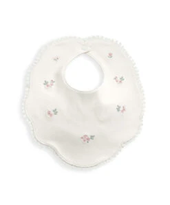 Mamas & Papas Embroidered Bib (One Size) - Cream