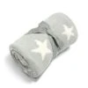 Mamas & Papas Chenille Blanket - Grey Star -Baby Product mamas papas blankets chenille blanket grey star 29730188296352