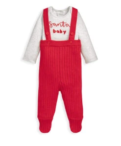 Mamas & Papas Christmas Bodysuit & Dungaree Set -Baby Product mamas papas christmas bodysuit dungaree set 50857481765205