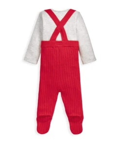 Mamas & Papas Christmas Bodysuit & Dungaree Set -Baby Product mamas papas christmas bodysuit dungaree set 50857481830741