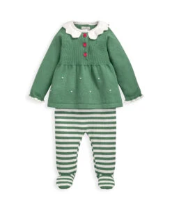 Mamas & Papas Christmas Elf Knit Top & Leggings -Baby Product mamas papas christmas elf knit top leggings 50857476489557