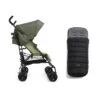 Mamas & Papas Cruise Buggy & Footmuff Bundle - Green/Black