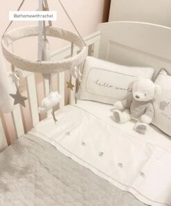 Mamas & Papas Welcome To The World Cushion - White -Baby Product mamas papas cushions welcome to the world cushion white 32866137735328