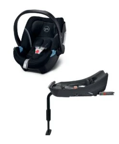 Mamas & Papas Cybex Aton 5 Car Seat With Base Bundle - Black