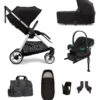 Mamas & Papas Flip XT² Pushchair Bundle With Cybex Aton B2 Car Seat & Base (7 Pieces) - Black
