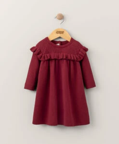 Mamas & Papas Frill Detail Knitted Dress
