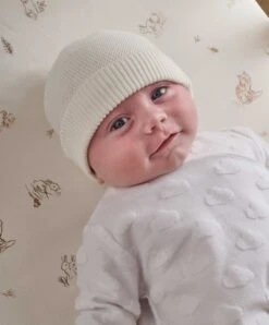 Mamas & Papas Fine Knit Hat & Booties Set (2 Piece)