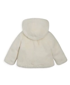 Mamas & Papas Cream Faux Fur Coat -Baby Product mamas papas jackets coats cream faux fur coat 33150708252832