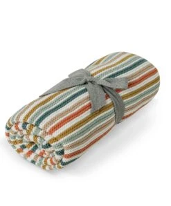 Mamas & Papas Knitted Blanket - Multi Stripe