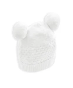 Mamas & Papas Knitted Pom Hat - White -Baby Product mamas papas knitted pom hat white 50292568424789