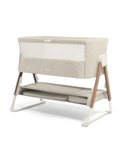 Mamas & Papas Lua Bedside Crib - Fawn -Baby Product mamas papas lua bedside crib beige 33530316292256