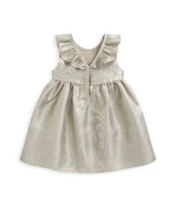 Mamas & Papas Metallic Frilled Dress -Baby Product mamas papas metallic frilled dress 50307143467349