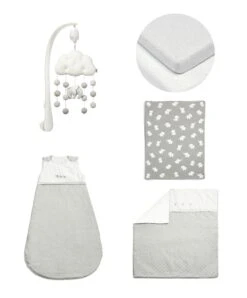 Mamas & Papas Welcome To The World 5 Piece Elephant Nursery Bundle
