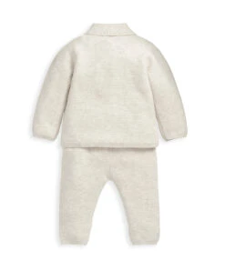 Mamas & Papas Oatmeal Knitted Top & Leggings Set -Baby Product mamas papas oatmeal knitted top leggings set 50857275523413