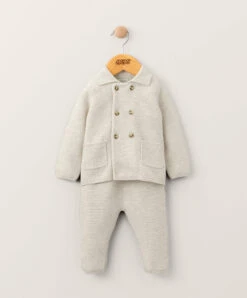 Mamas & Papas Oatmeal Knitted Top & Leggings Set -Baby Product mamas papas oatmeal knitted top leggings set 50857275556181