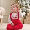 Mamas & Papas Christmas Bodysuit & Dungaree Set -Baby Product mamas papas outfits sets christmas bodysuit dungaree set 51131832795477