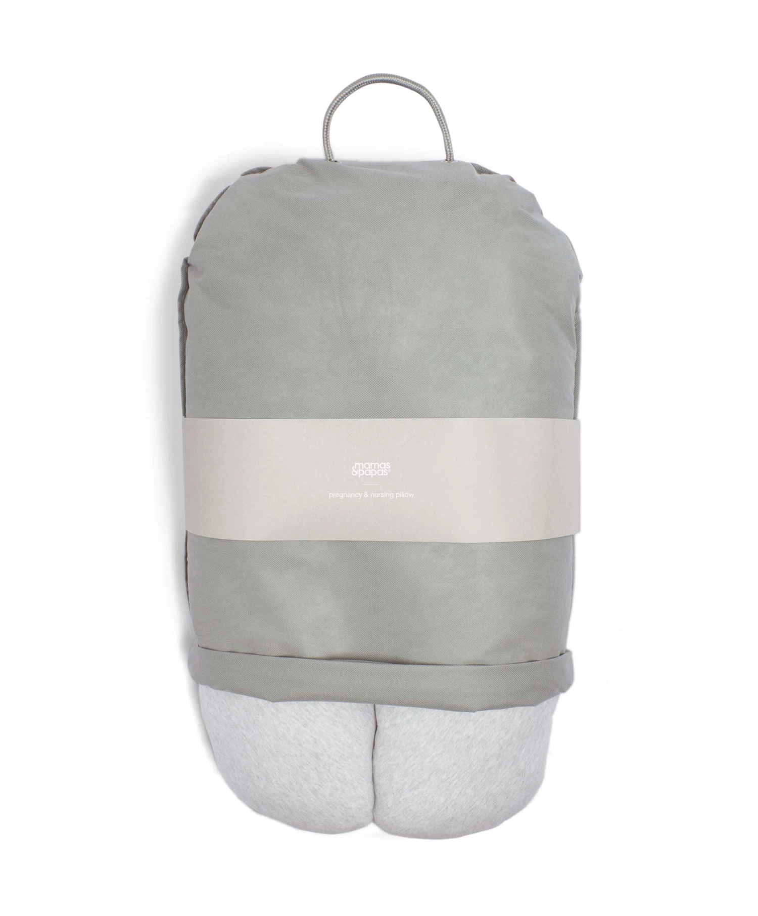 Mamas & Papas Pregnancy & Nursing Pillow - Soft Grey 6 Mamas & Papas Pregnancy & Nursing Pillow - Soft Grey - Image 4